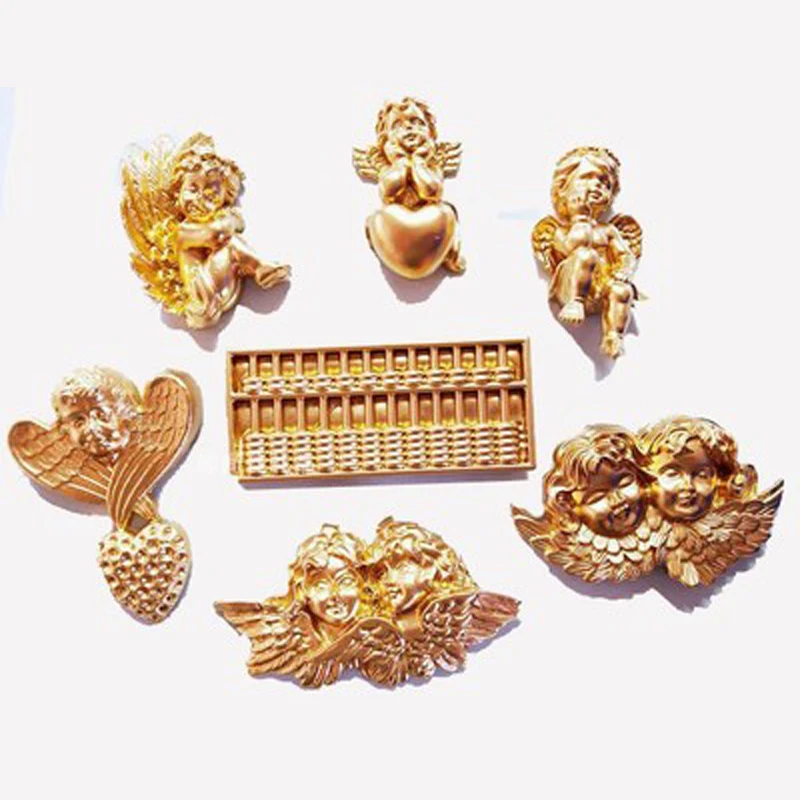 stereo europen golden angle fridge magnet classic creative sticker home kitchen decoration paper message paste | Дом и сад
