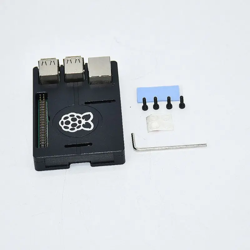 Алюминиевый Чехол, металлический защитный корпус для Raspberry Pi 3B 2B B