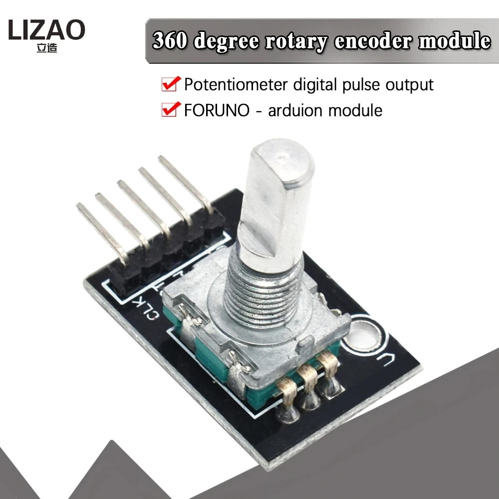 Encoder Rotativo 360° HiLetgo | 3 Pezzi | Per Arduino E Raspberry Pi