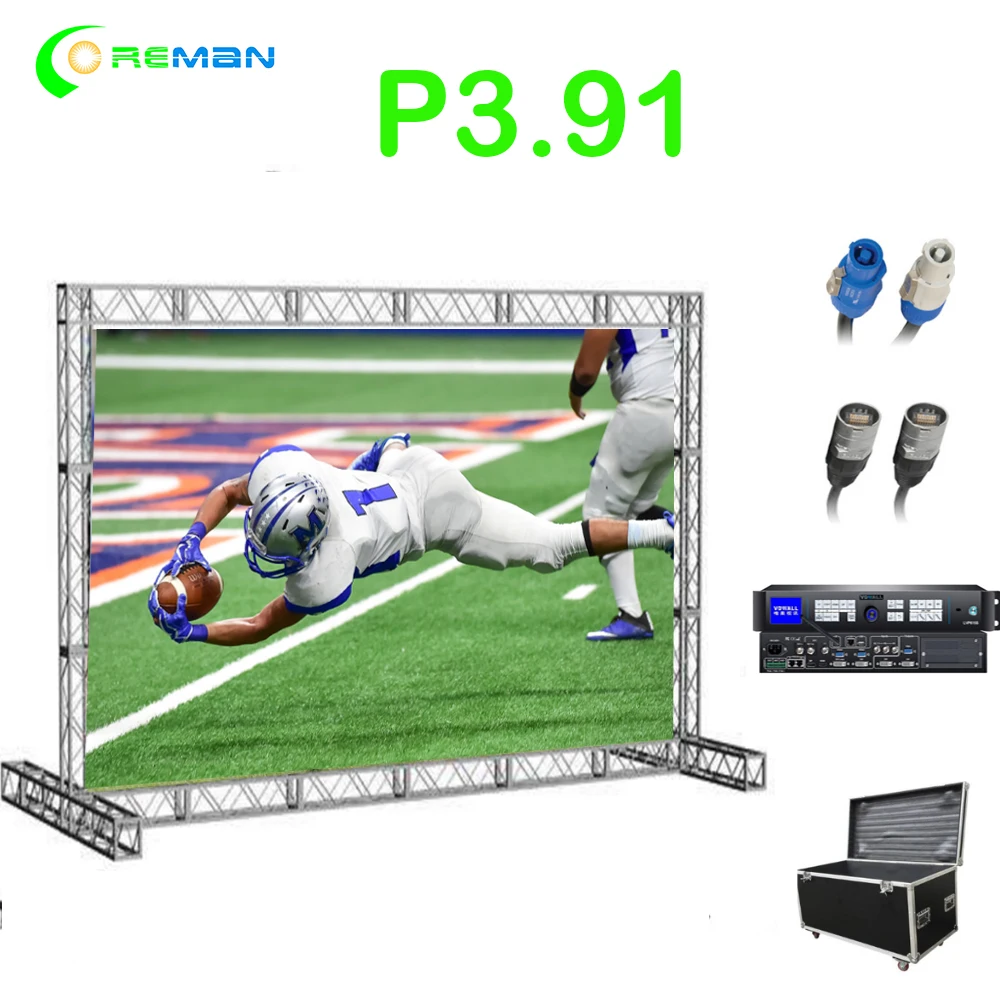 P4.81 P3.91 портативный светодиодный тонкий экран для сцены 500x1000|p6 smd|led advertising