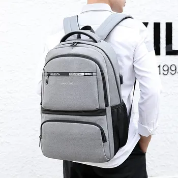 

Litthing Men Backpack Laptop Rucksack Travel Backpack Large Capacity Business USB Charge Student School Male Shoulder Bags