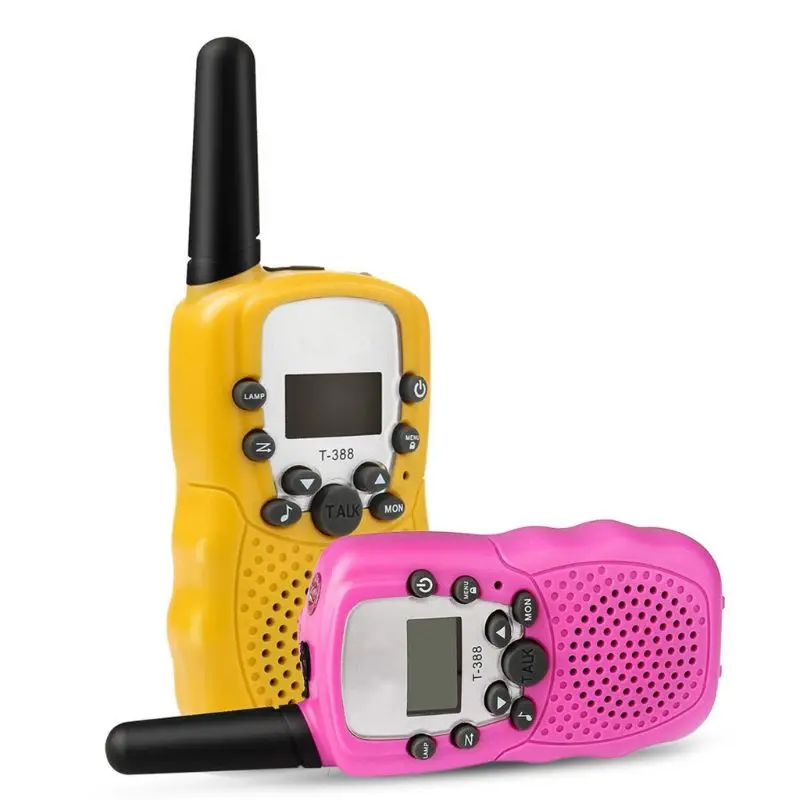 1PairX Child Kids Walkie Talkie Parenting Game Mobile Phone Telephone Talking Toy 3-5KM Range for kids X6HA