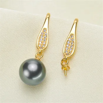 

Pearl Earrings fittings factory diy jewelry making Earrings Base Settings Gold Filling Classic Earrings Findings for Women charm