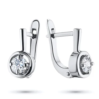 

Earrings made of white gold with diamond e0901sg11134200