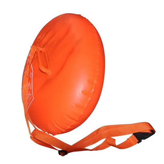 US $5.49 Relefree 1pc Sports Safety Swim Device Upset Inflated Buoy Flotation Pool Open Water Swimming acces