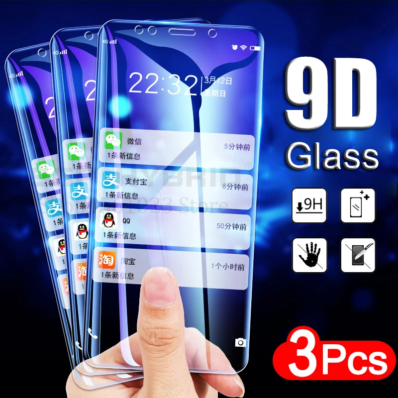 

3Pcs Glass For Xiaomi Redmi Note 8 Pro 5 6 7 GO Tempered Glass Screen Protector For Redmi 7A 6A 5A 5 Plus Protective Glass Cover