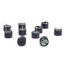 Buzzer passivo ac 12mm x 8.5mm 12085 42r, buzzer passivo resistência 3v 5v 9v 12 com 10 peças v em uso comum mini buzzers piezo para arduino diy eletrônico
