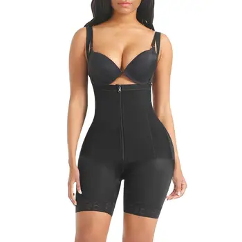 

100% Latex Women fajas Bodysuit Slimming Body Shaper Butt Lift Panty Tummy control Shapewear Plus Size Postpartum Recovery