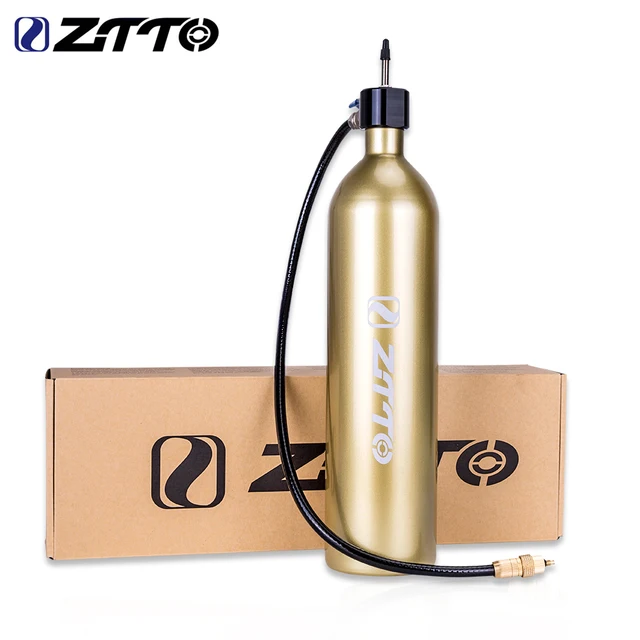 ZTTO – pompe à Air Tubeless pour pneus 29 "700c 27.5, bouteille avec Valve,  cylindre de gaz 1.15L, pour vtt et vélo de route | AliExpress