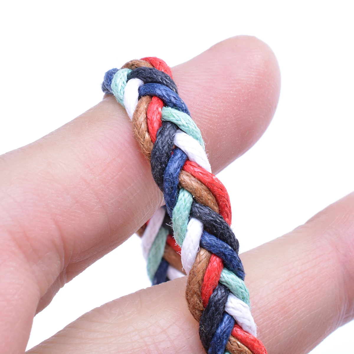 Разноцветный тканый браслет из хлопковой веревки, винтажный регулируемый браслет в стиле бохо, модный шикарный очаровательный браслет из хлопковой веревки для мужчин и женщин