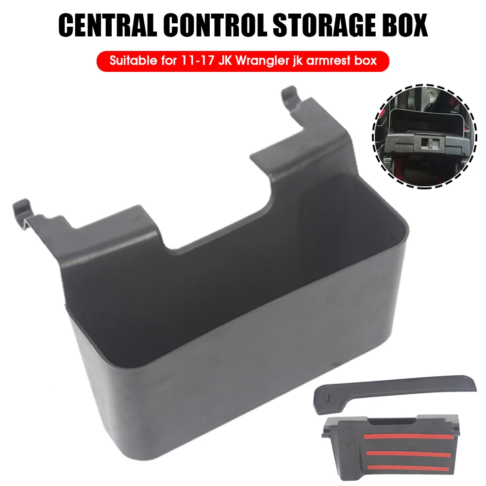 Center Console Armrest Storage Box Organizer Container Tray for Jeep Wrangler JK Car Styling Interior Accessories | Автомобили и