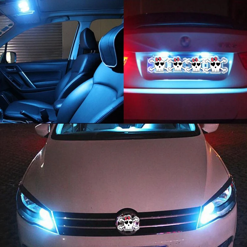 1000 шт. T10 Led W5W Canbus 194 168 175 2825 COB ошибок ультратонкий автомобильный габаритный фонарь лампы номерного знака купольная лампа для чтения