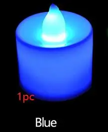 6 шт свечи лампы сияющий светодиодный ночной Светильник Спальня лампа Романтический длинные висячие серьги красочные светильник s Ванная комната туалет - Цвет: D 3PCS