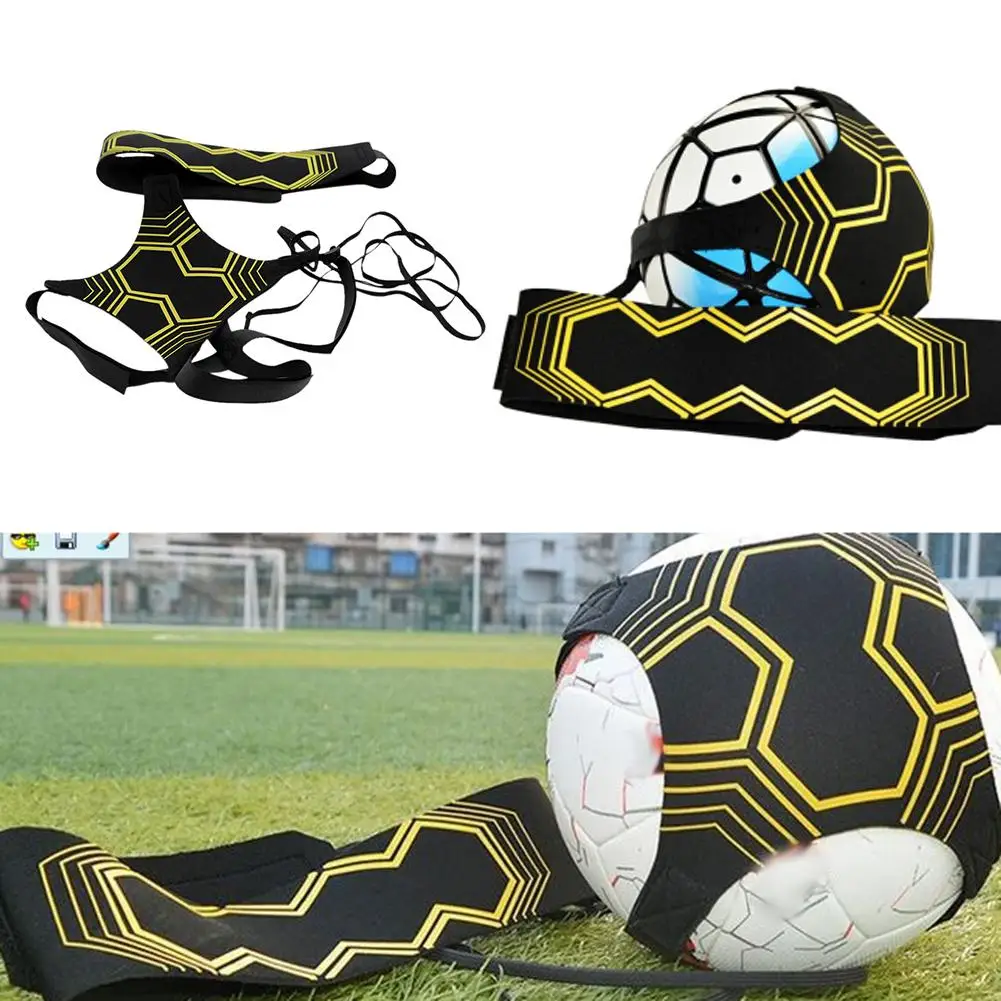 

New Soccer Ball Practice Belt Football Kick Training Belt Adjustable Trainer Equipment Practice Belt Hands Kids Adult Soccer