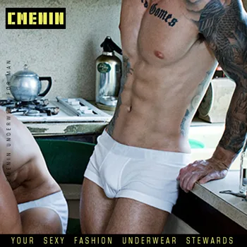 

High Quality Breathable Sexy Men Underwear Boxer Shorts Print Innerwear Cotton Seamless Mens Boxershorts Underware Boxers OR210