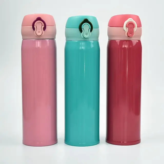 500Ml Stainless Steel Travel Thermos Bottle Colorful Vacuum Flasks Water Bottle Coffee Tea Milk Double Wall Gifts Thermocup