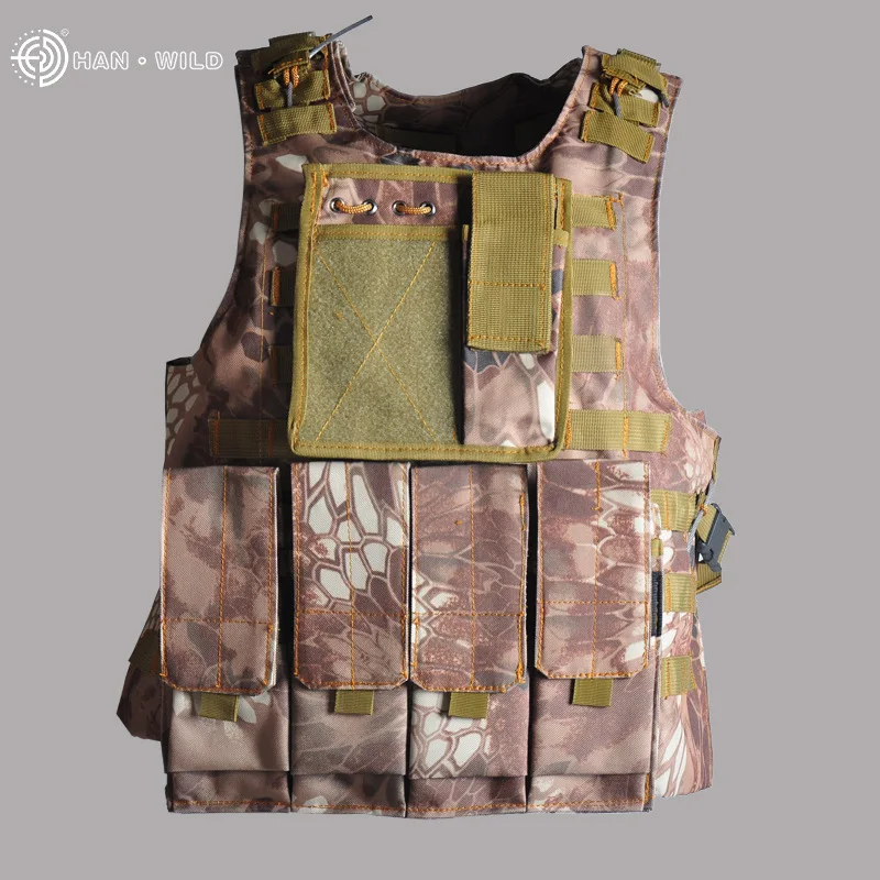

US Military Amphibious Tactical Vest CS Camouflage Combat Waistcoat Lightweight Field Operations Protection