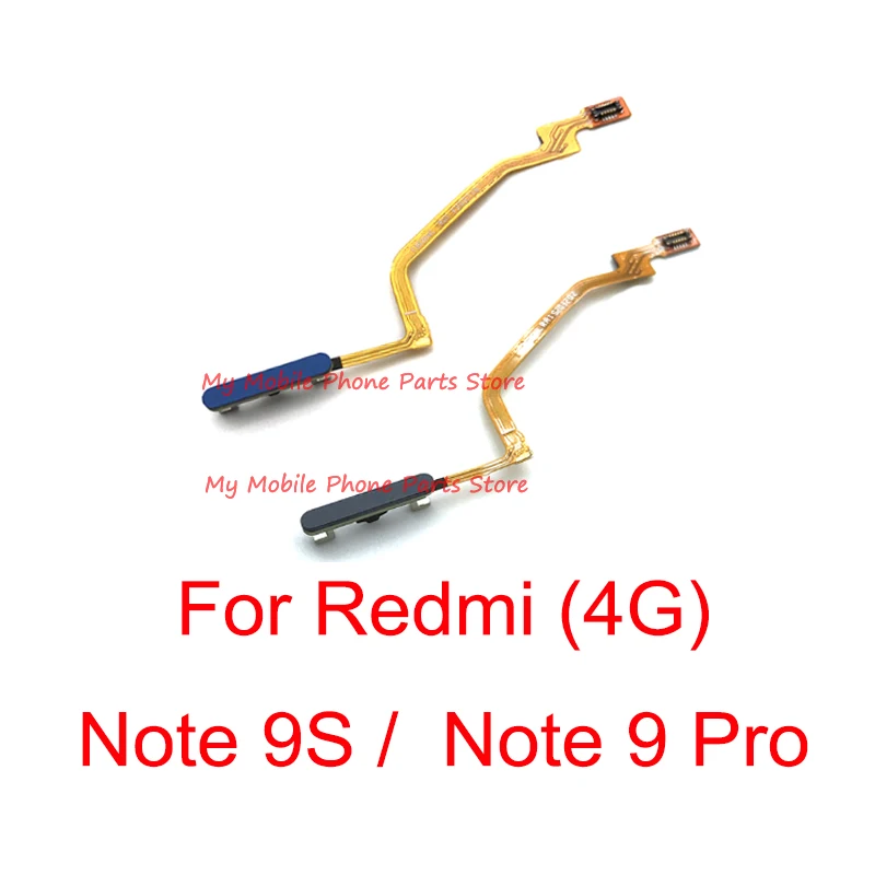 

Fingerprint Scanner For Xiaomi Redmi Note 9 Pro 9S 4G Home Button Fingerprint Menu Return Key Sensor Flex For Redmi Note 9S