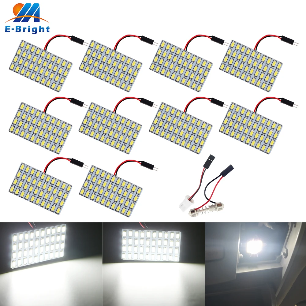 10 шт. 12 В 5730 40 SMD Festoon w5w T10 800LM Светодиодная панель освесветильник для чтения
