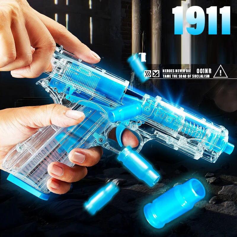 Светящиеся мягкие дротики Glock пули страйкбольный пистолет искусственный игрушки