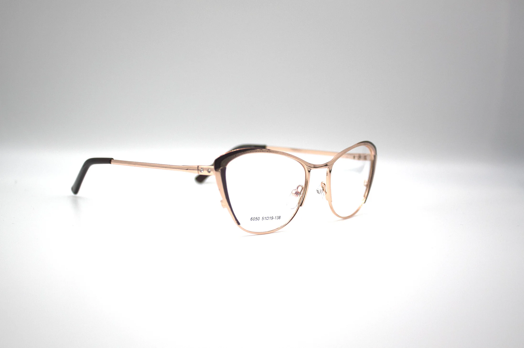 LuckTime модные женские очки из сплава, оправа в стиле ретро, квадратные женские очки для близорукости, оправа для очков Lucky Time, Женские оправы#6050 - Цвет оправы: Gold