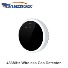 GARDLOOK-Detector de fugas de GAS glp inalámbrico, Detector de Combustible Natural, Sensor de fugas de Gas de 433MHz, Alarma para sistema de alarma de seguridad para el hogar