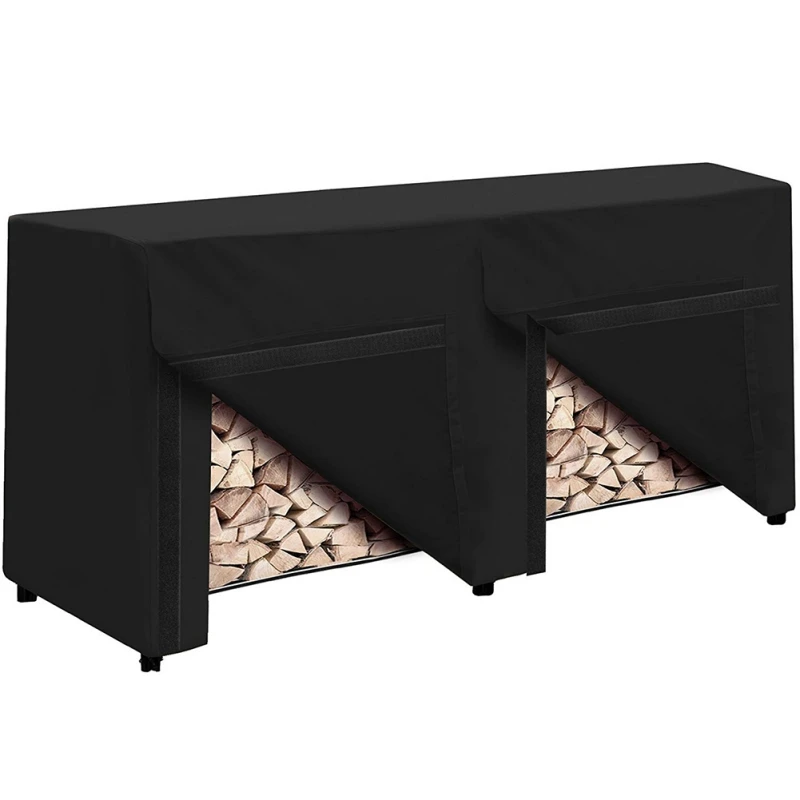 

Outdoor Firewood Cover Waterproof UV Resistant Awnings 123X65X110cm