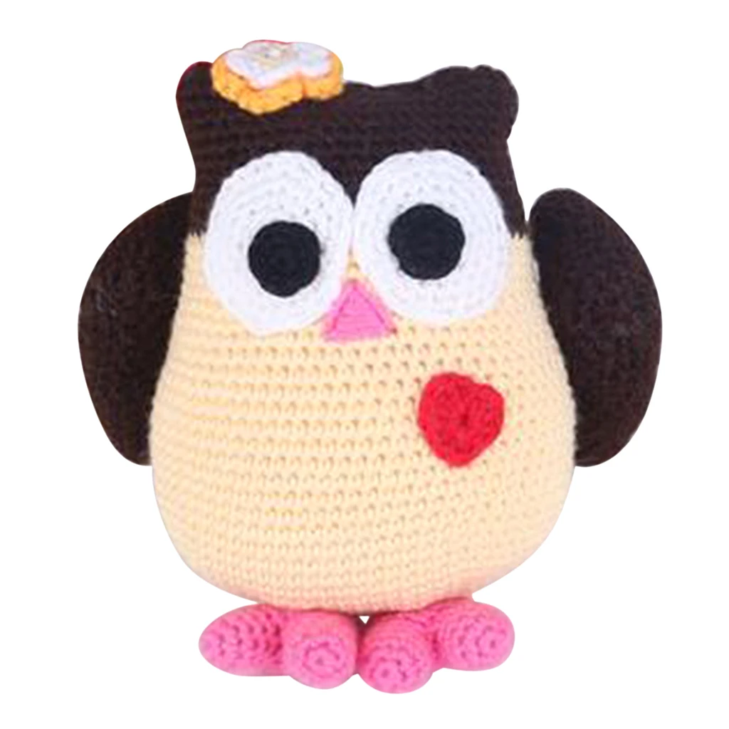 Owl Doll Crochet Kit Amigurumi DIY Craft Project with Materials and Instruction Owl Doll Crochet Kit Amigurumi DIY Craft Project with Materials and Instruction