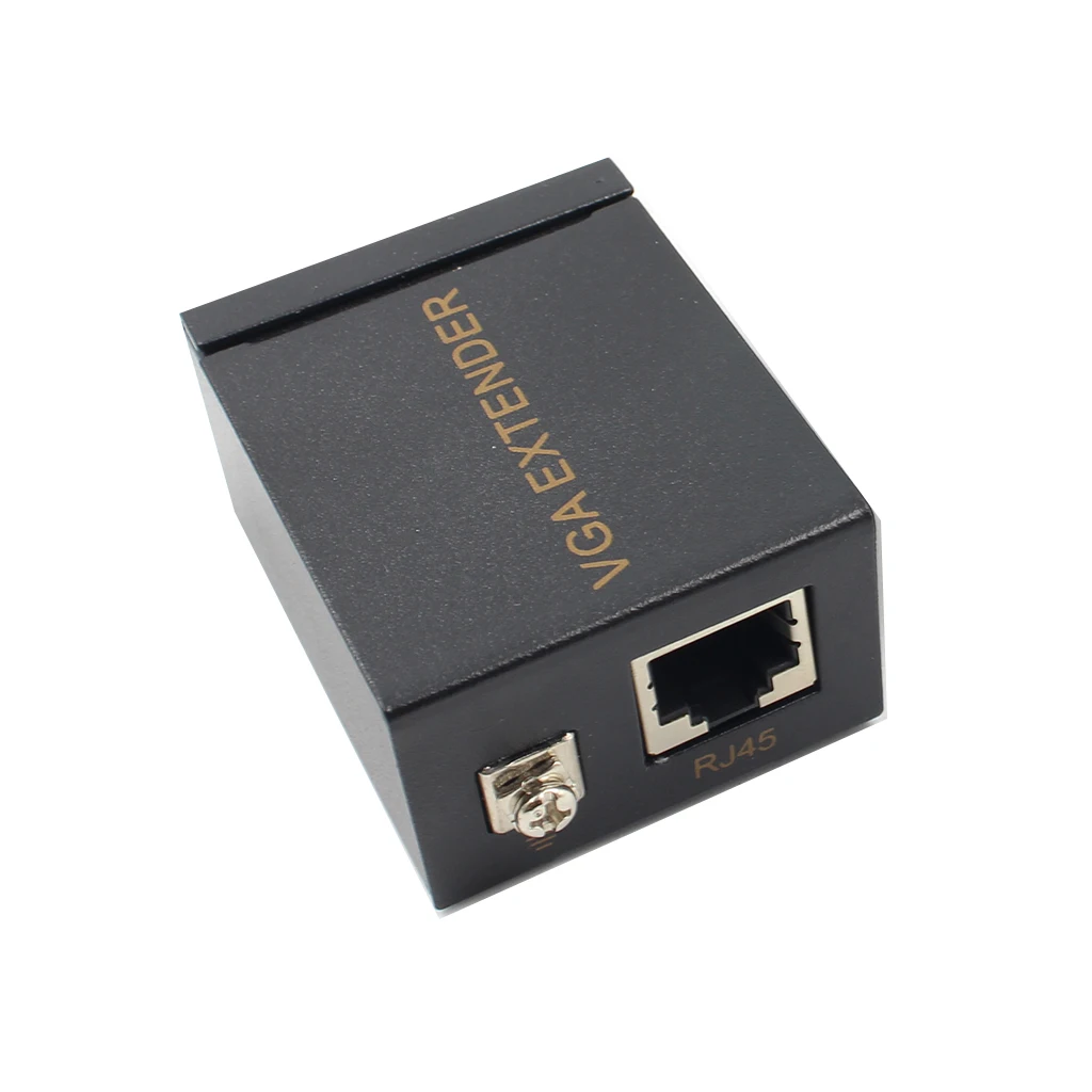 60 м одиночный RJ45 Cat 5e/6 сетевой кабель до 60 м VGA расширитель сигнала ретранслятор адаптер Поддержка Полный 3D 1080P