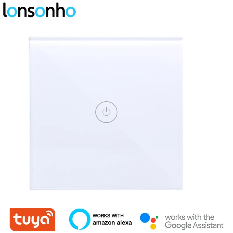 

Lonsonho 2 Way Smart Wifi Switch EU 220V Tuya Smart Life App Wireless Remote Control Light Panel Wall Switches Alexa Google Home