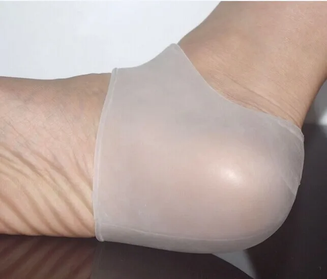 Silicone Gel Heel Protection Socks Relieve Heel Pain Moisturizing Whitening Cover Heel Cup Surpports Foot Care Protector