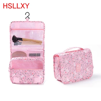 

Velcro Profession Women Makeup Bag Cosmetic Bag Beauty Case Make Up Organizer Toiletry Bag Storage Travel Wash Pouch