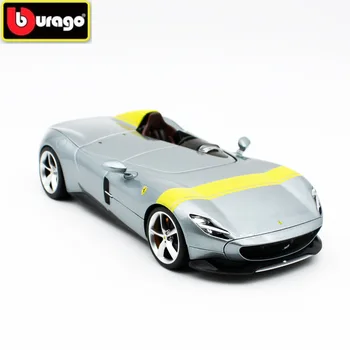

BBURAGO 1:18 FERRAI1 MONZ3 SP1 Concept Cars Simulation Alloy Car Model Collection Gift Metal Decoration for Men Free Shipping