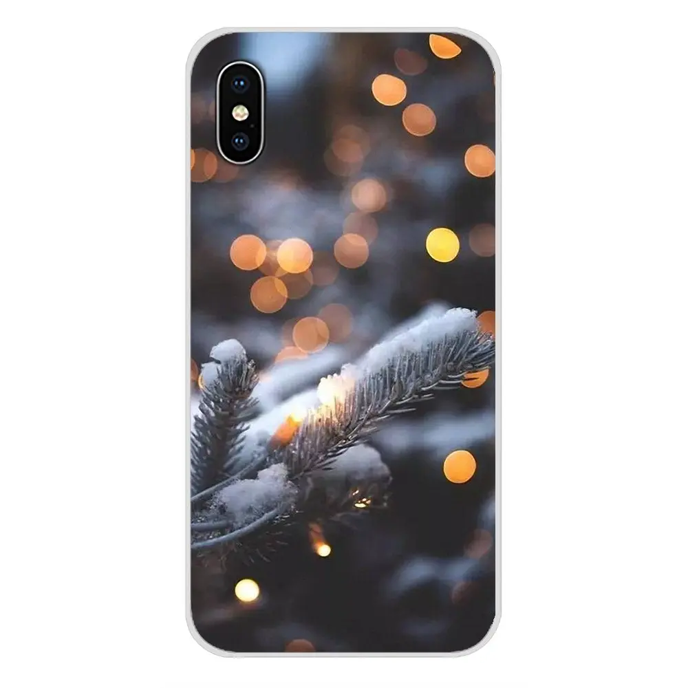Для Xiao mi 4 mi 5 mi 5s mi 6 mi A1 A2 5X6X8 9 Lite SE Pro mi Max Mix 2 3 2S пейзаж зимний свет снежные аксессуары чехол для телефона