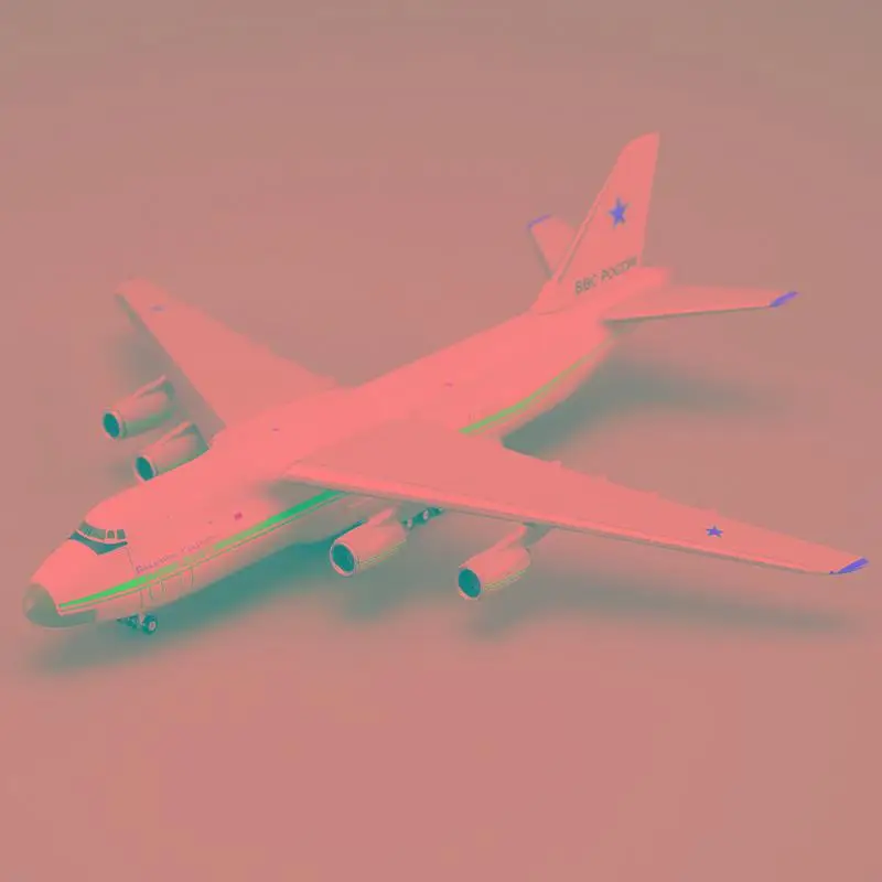 Эрпа российские ВВС Антонов ан-124 1/500 литой самолет модель самолета