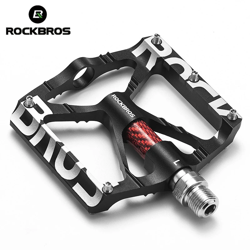 Легкая велосипедная педаль ROCKBROS плоская для горного велосипеда из алюминиевого
