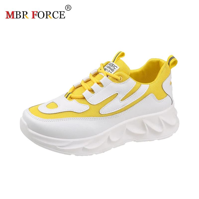 

MBR FORCE New Designer Breathable Chunky Platform Sneakers Women Fashion Shoes Woman Trendy Trainers Female Shoes Basket Femme