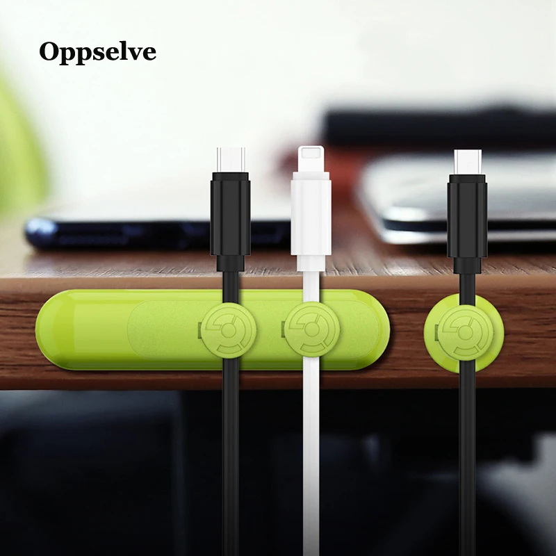Baseus Magnetic Cable Clip Organizer Wire Cord Management Winder Line Holder hi