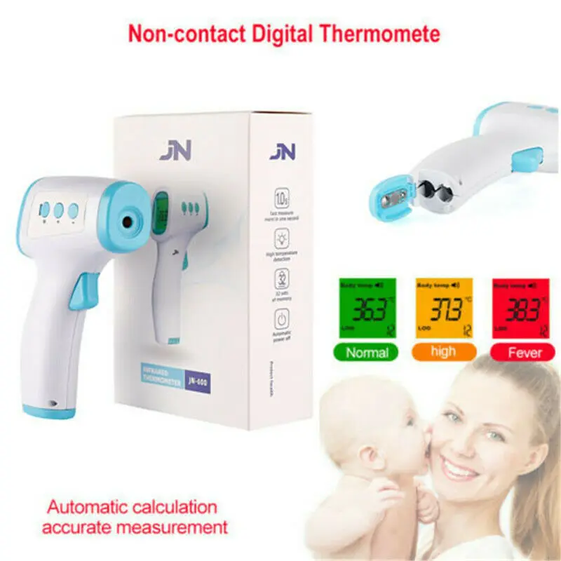 

IR Infrared Digital Forehead Fever Thermometer Non-Contact Baby / Adult Body