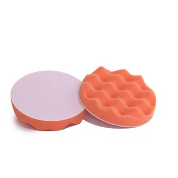 

6X 100mm Sponge Polishing Waxing Buffing Pads Kit Car Beauty + M14 Drill Adapter