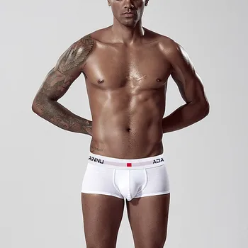 

5PC Men's Boxer Underwear Sexy Lingerie Shorts Panties Gay Splicing Shorts Bulge Pouch Wild Underpants cueca masculina Boxer