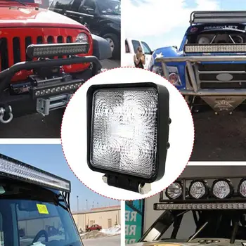

15W floodlight type LED engineering lamp 12V~24V Square Floodlights Driving Offroad Flood Reversing Lamp Truck Car Bar