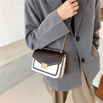 

The New Classic Mini Ladies Small Square Bag Fashionable All-match Women's Shoulder Bag Pu Imitation Leather Girl Diagonal Bag