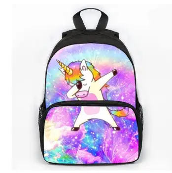 

13 Inch Children School Bag light Weight Girls Backpack fancy Unicorn printing backpack girls mochila escolar kindergarten bag