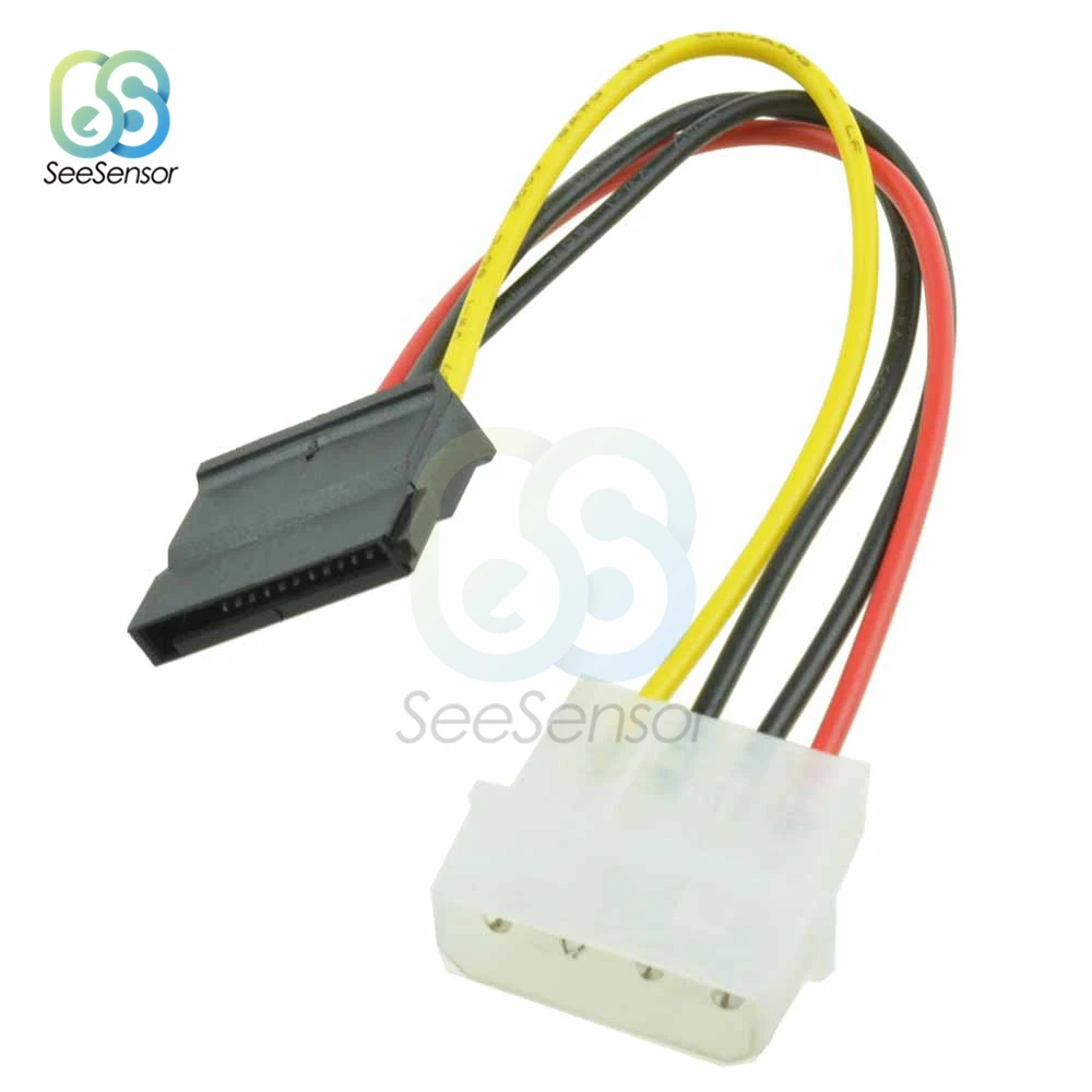 5 шт. IDE для Serial ATA SATA жесткий диск Мощность адаптер кабель 4-контактный Мощность привод адаптер кабель для Molex IDE/SATA 15-контактный разъем