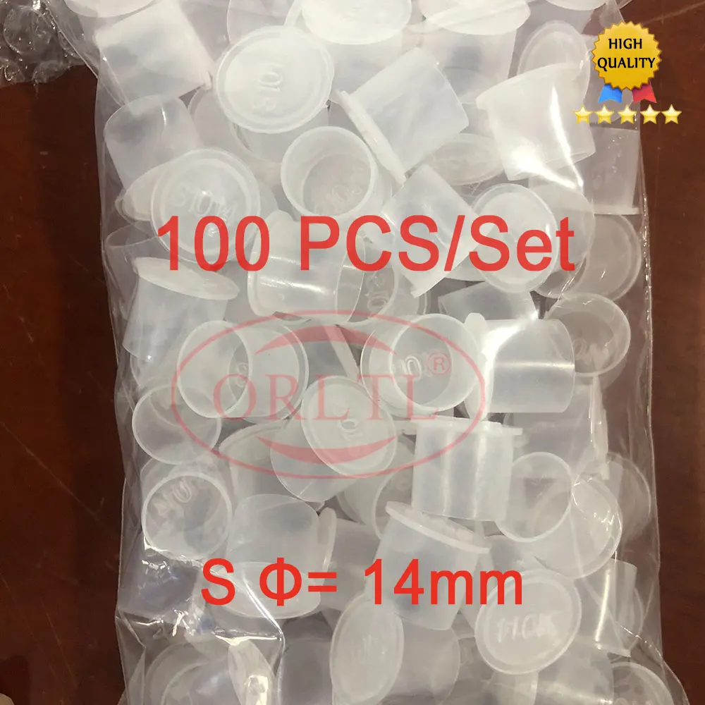 Diesel CR Injector Nozzle Dust Cap Nozzle Sprayer Plastic Nut Parts 7mm 9mm Inner Size 12mm 14mm Diameter for Bosch