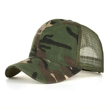 

Hunting Hat Outdoor Hiking Camping Adjustable Peaked Cap Mesh Design Cotton Hat Army Green