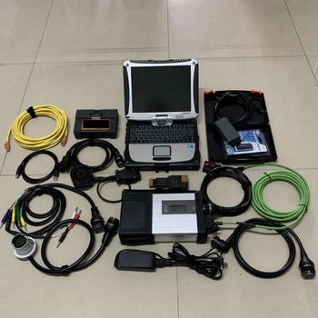 

3in1 Auto Diagnose Tools VAS 5054A + Icom A2 for BMW + MB Star C5 SD C5 with latest software in HDD/SSD and Used CF-19 4G