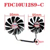 2pcs new replacement fan thermal fan 95mm 4pin 40x40x40mm FDC10U12S9-C GPU cooler Graphics card RX5500 XT fan XFX Radeon RX 5600