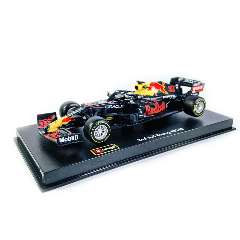 Модель автомобиля из сплава Bburago в масштабе 1:43 Aston Martin Red Bull Racing RB16b 2021 NO33 Max |